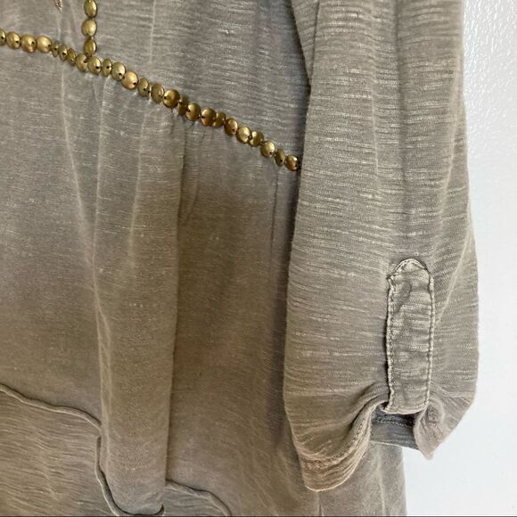 Urban Outfitters ECOTE Embroidered Studded Floral Bohemian Crop Top Womens Small - Picture 9 of 12